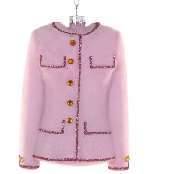 Cody Foster Pink Tweed Jacket Ornament - Picture 1 of 1